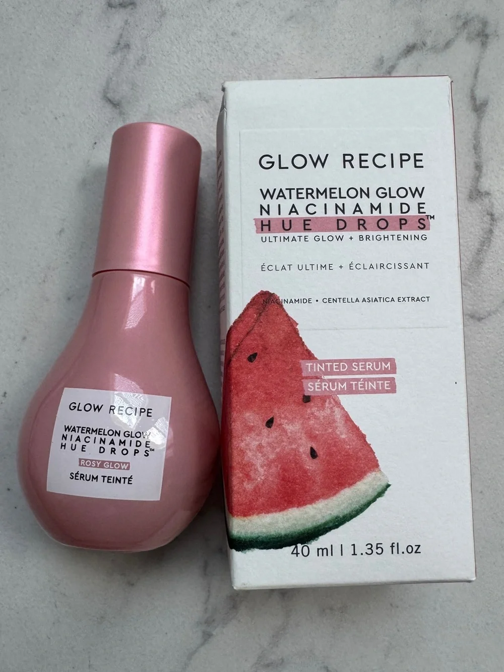 GLOW RECIPE WATERMELON GLOW NIACINAMIDE HUE DROPS;—ROSY GLOW